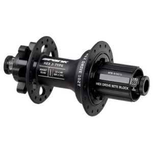HEX J-TYPE Boost R148 Blank Hub Raw Silver 32H (no freehb fitted)