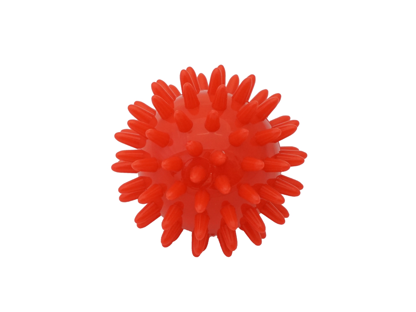 Kine-MAX Pro-Hedgehog Massage Ball - masážní míček ježek 6cm - červený