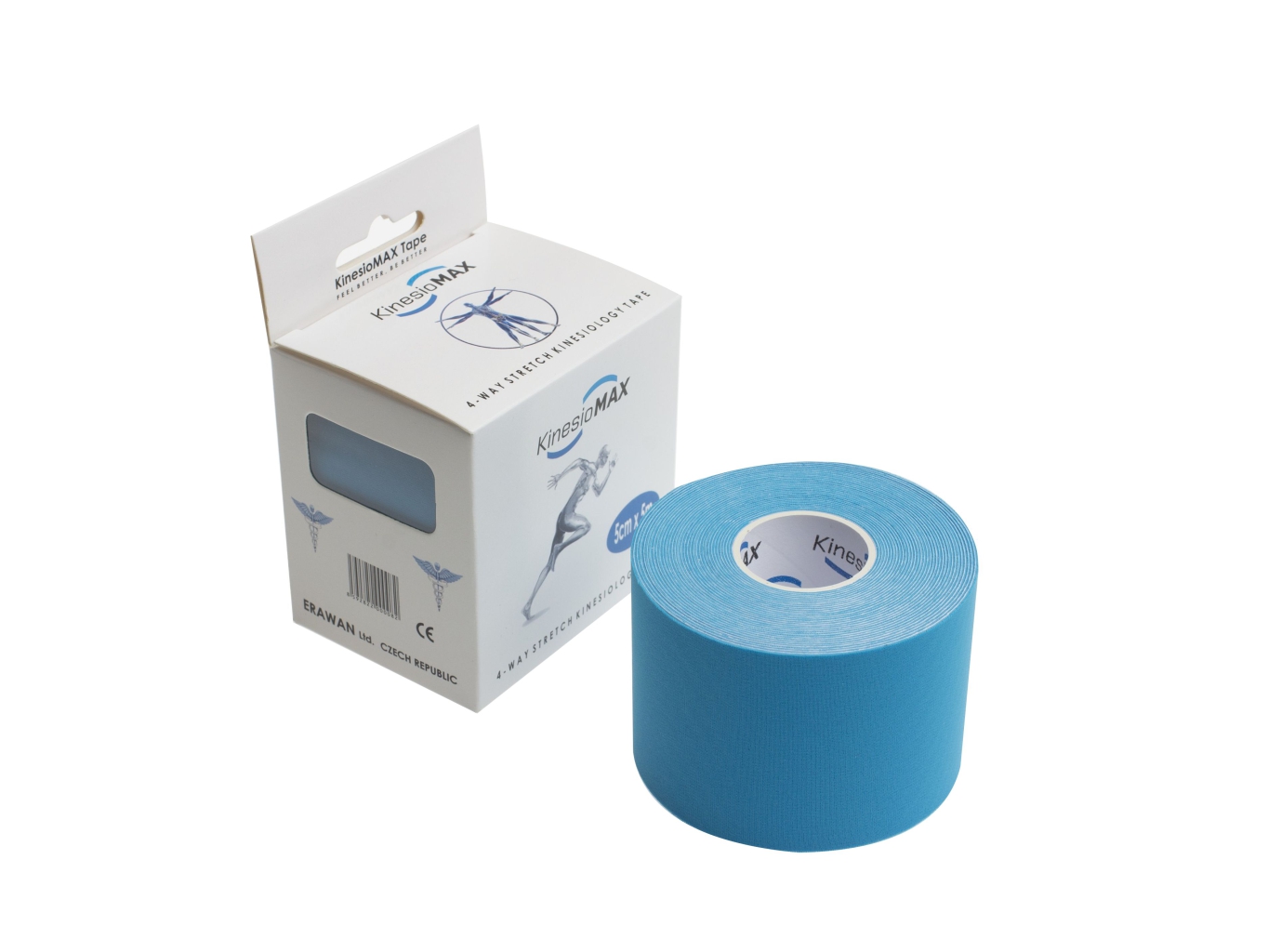 Kine-MAX 4Way Stretch Tape - Dynamický tejp - Modrý