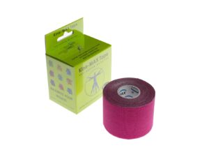 Kine-MAX Tape Super-Pro Rayon - Kinesiologický tejp - Růžový