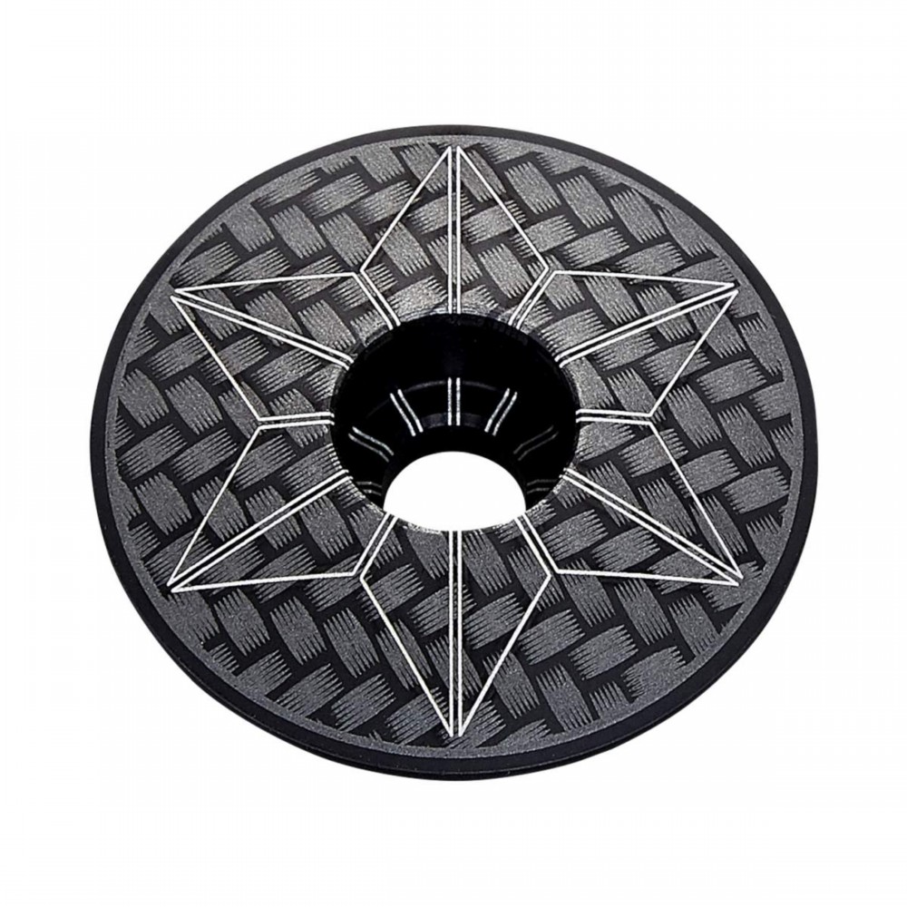 Star Capz - Anodized - Laser Carbon (anodized)