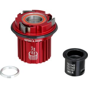 OOZY / SPIKE Rear Hub Microspline Alloy Freehub body & Spacer ring & MS 12x142/148/157 ada