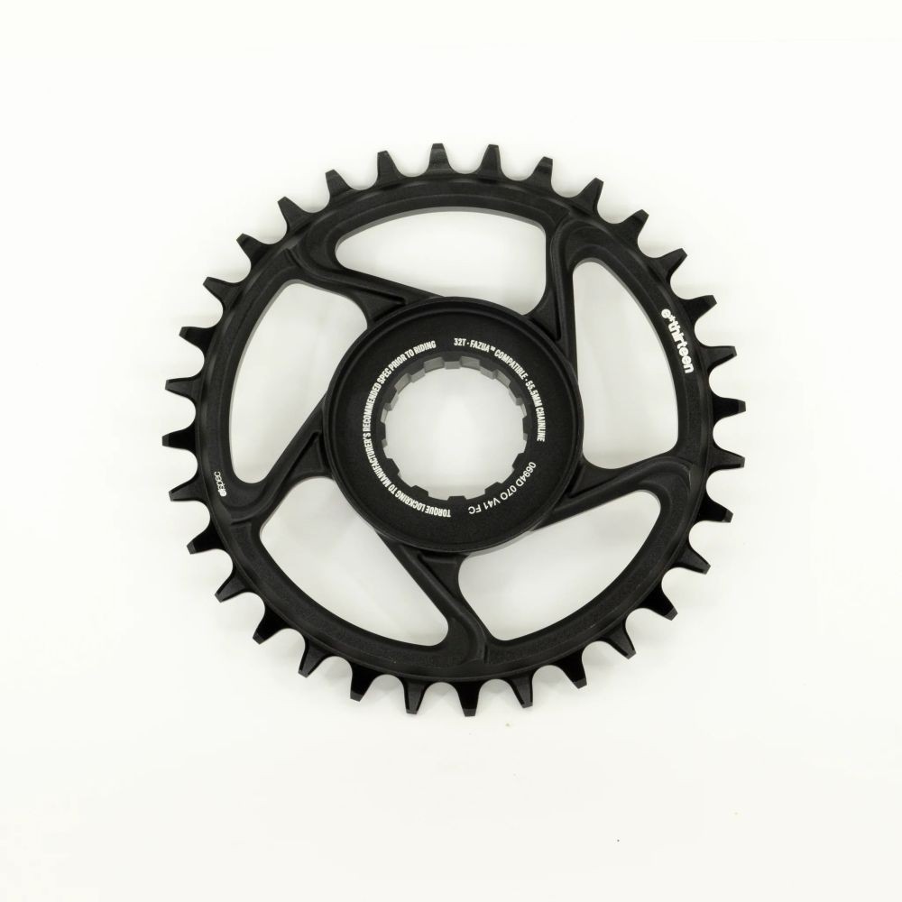 e*spec Aluminum Direct Mount Chainring | 32T | Fazua | Super Boost Chainline| Black