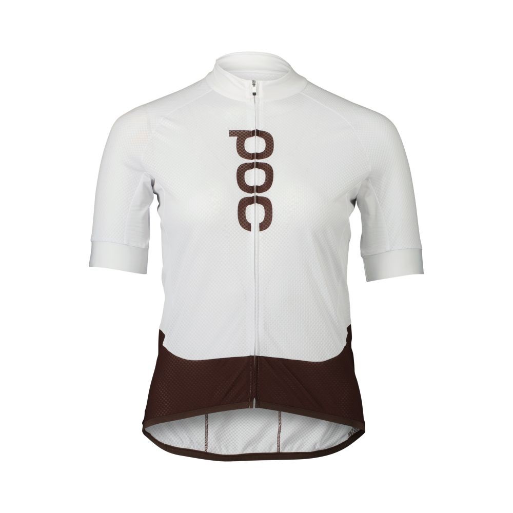 W's Essential Road Logo Jersey Hydrogen White/Axinite Brown LRG