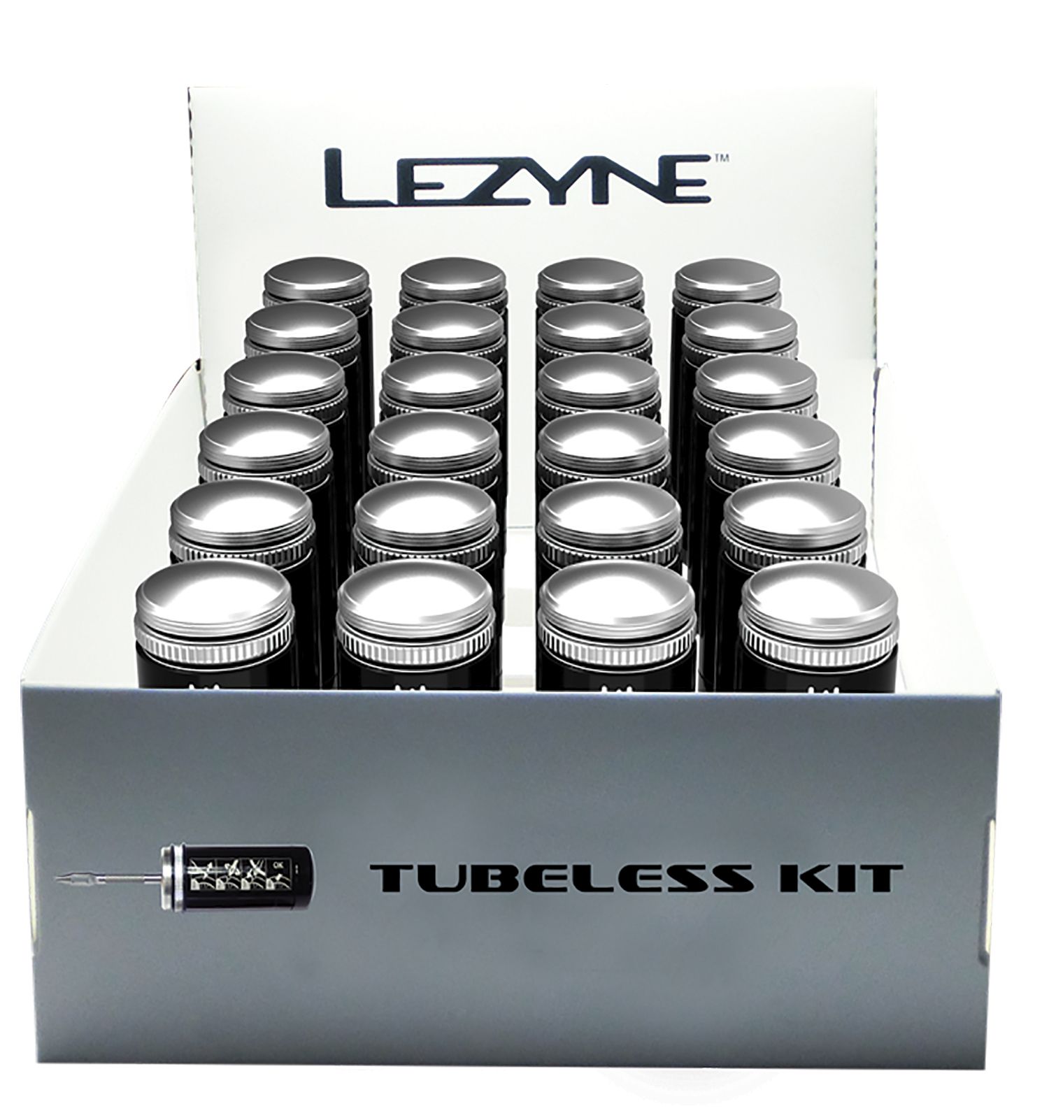 TUBELESS KIT BOX CLEAR (24ks)