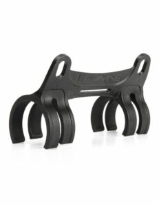 HP PUMP MOUNT W/STRAPS BLACK