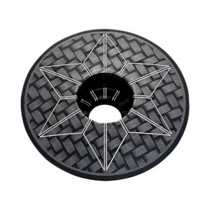 Star Capz - Anodized - Laser Carbon (anodized)