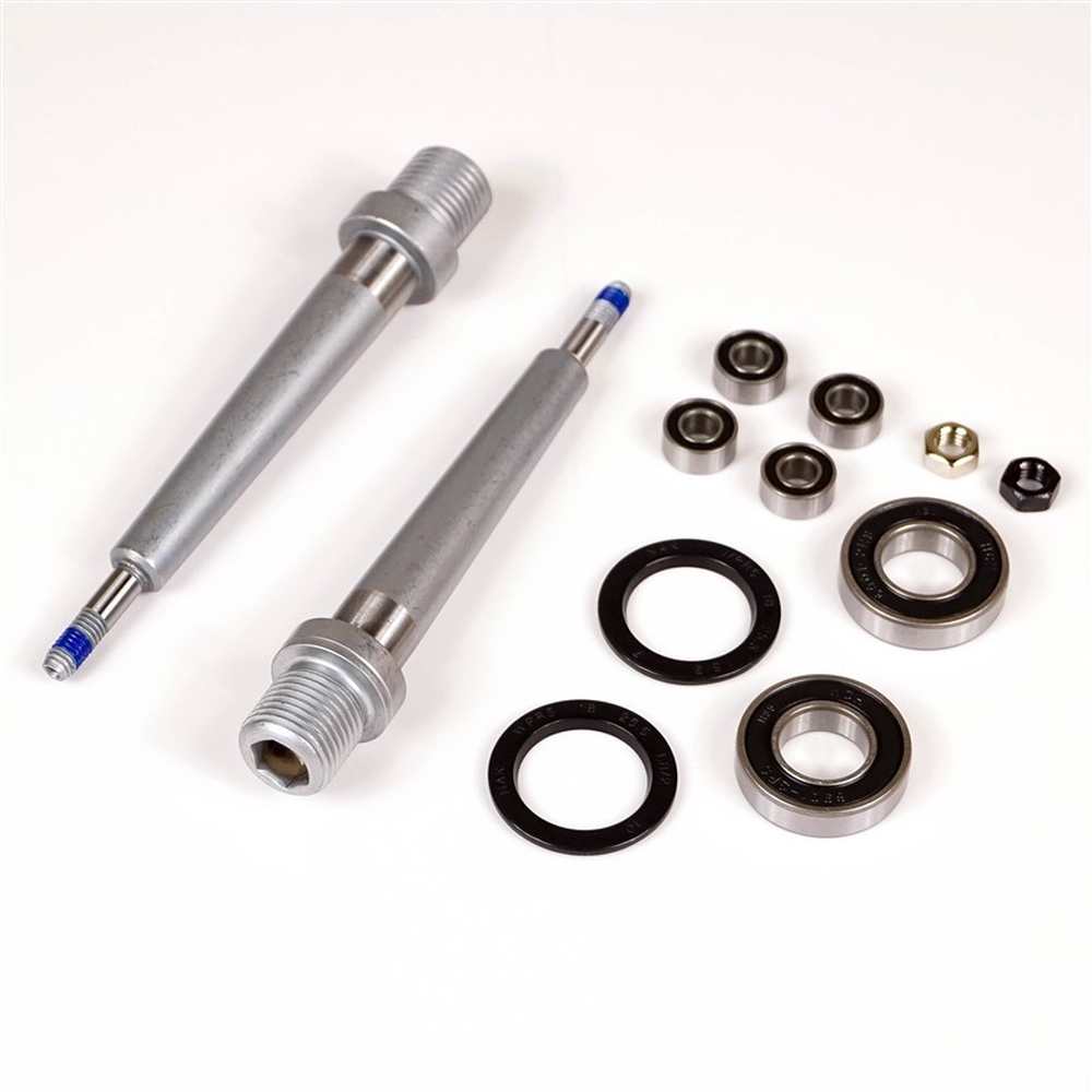 Plus Flat Pedal Axle Rebuild Kit | For Both Pedals | Incl. Axles