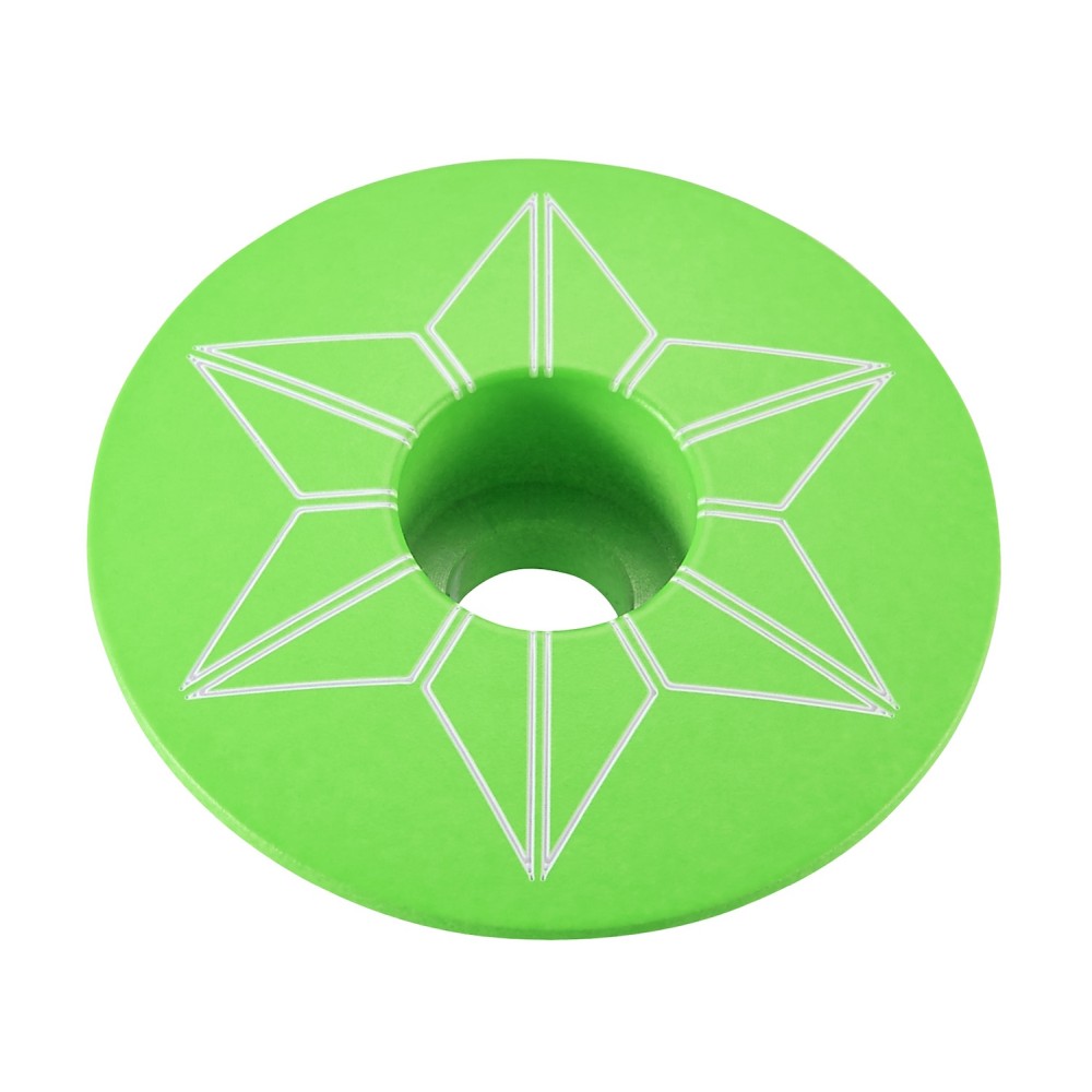 Star Capz - Powder Coated - Neon Green (powder coated)
