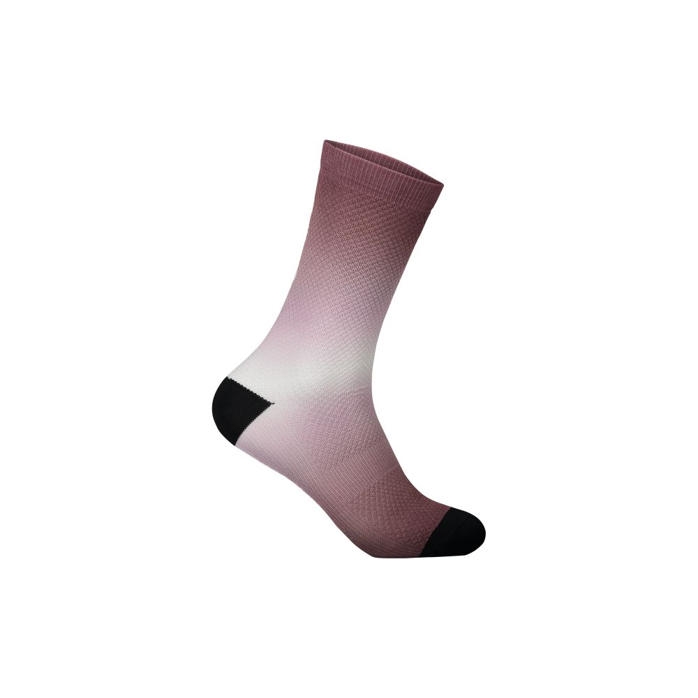 Essential Print Sock Long Gradient Garnet Red MED