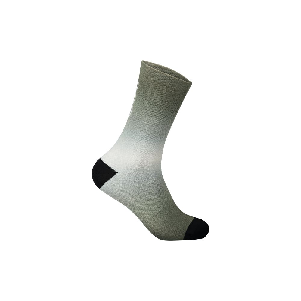 Essential Print Sock Long Gradient Epidote Green SML