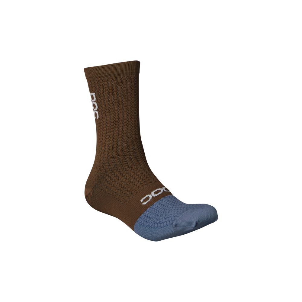Flair Sock Mid Jasper Brown/Calcite Blue LRG