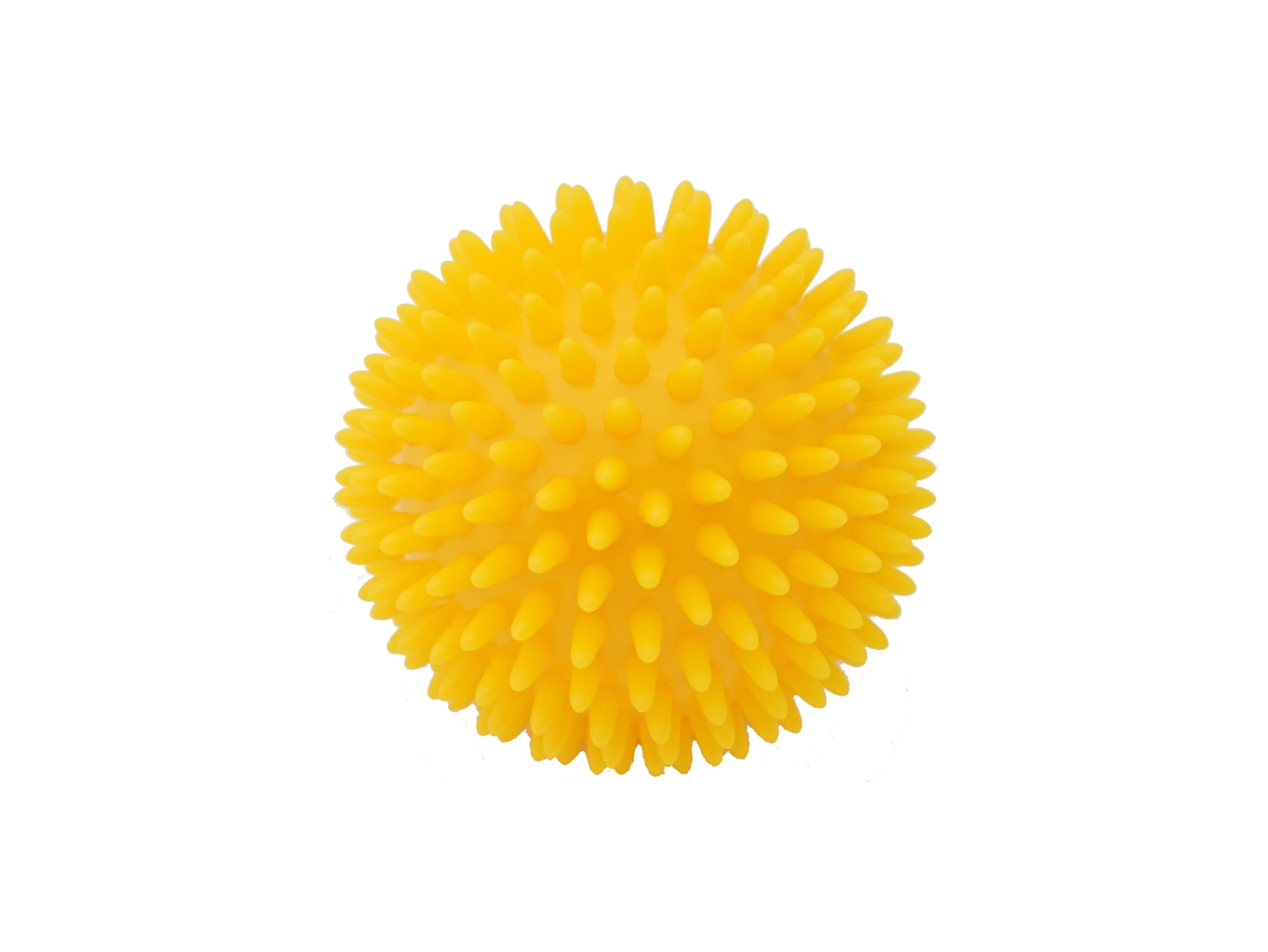 Kine-MAX Pro-Hedgehog Massage Ball - masážní míček ježek 9cm - žlutý
